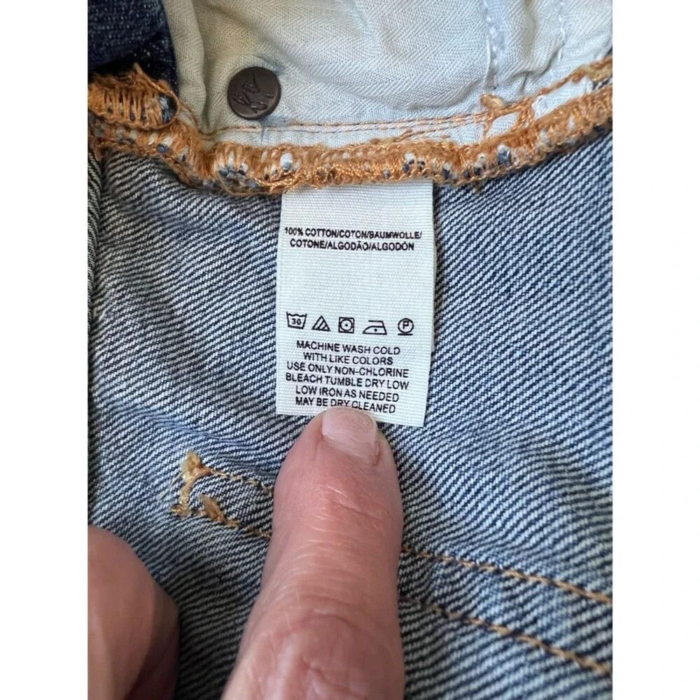 Free People Summer Babe Distressed Denim Short Overalls